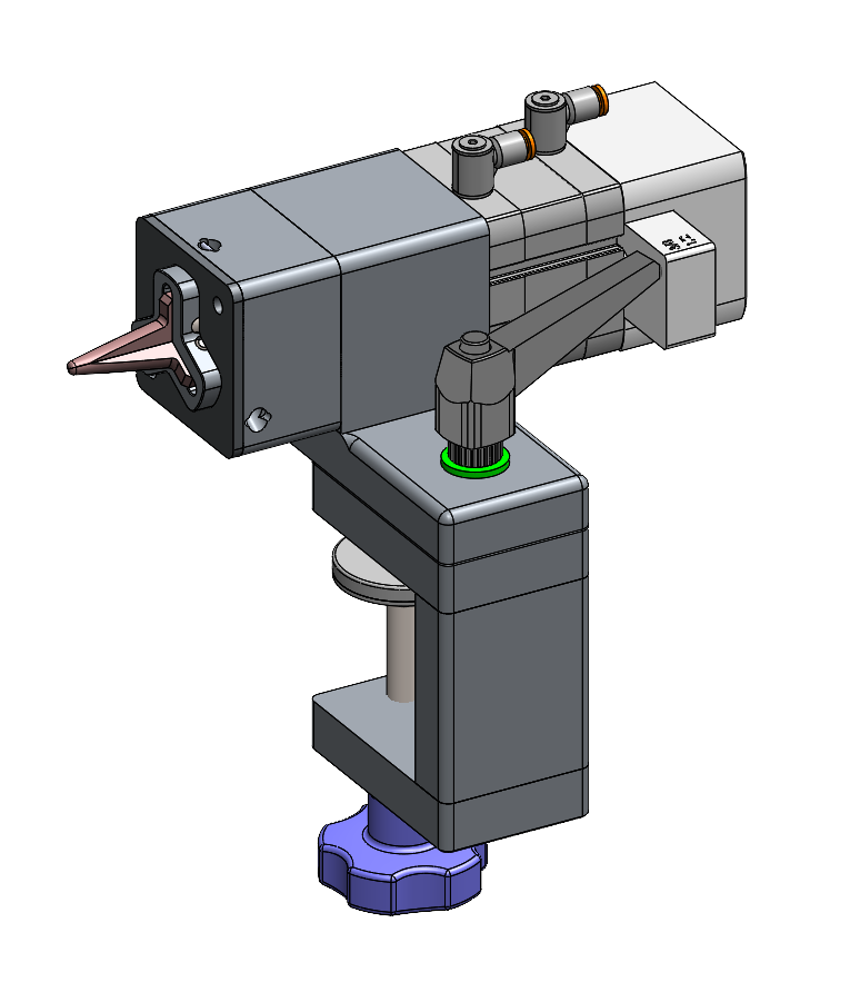 Picchio divaricatore per tubo a 3 punte